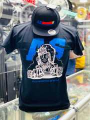 AS WHEEL KING T-SHIRT BLACK