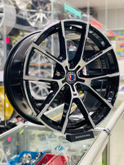 19” AS- BM TI  5/120 BLACK MACHINE FACE