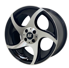 17” AS- SLR 4/100 BLACK WITH SILVER FACE - Autostyling Klerksdorp