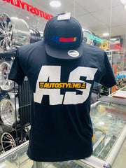 AS YELLOW PRINT T-SHIRT BLACK