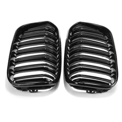 BMW F20 PRE FACELIFT DOUBLE SLAT GLOSS BLACK GRILLS