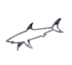 CHROME FRAME SHARK BADGE