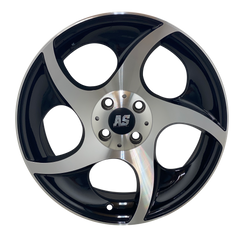 17” AS- SLR 4/100 BLACK WITH SILVER FACE - Autostyling Klerksdorp