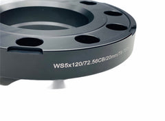 BMW WHEEL SPACERS 5/120 20MM BLACK INCLUDING BLOTS - Autostyling Klerksdorp