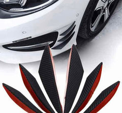 Car Front Bumper Canards Carbon Fiber Car-styling Bumper Lip Splitter Body Spoiler Canards Auto Exterior