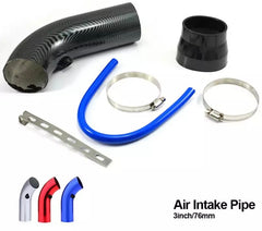 Universal carbon intake pipe 76MM