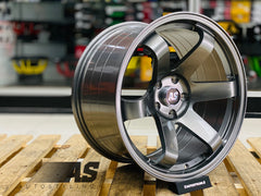 18” AS- TE37 5/114 GUNMETAL NARROW WIDES - Autostyling Klerksdorp