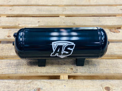 3 gallon steel AS- AIR tank gloss black