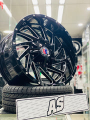 20” M3749 5x127 JEEP RIMS set of 5