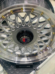 17” AS-PMESH SILVER WHEELS