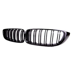 BMW F32 DOUBLE SLAT GLOSS BLACK GRILLS