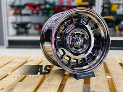 15” AS- CLI 4/100 BLACK CHROME