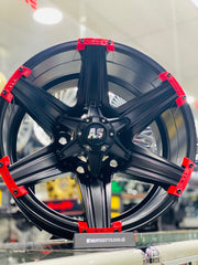 17” AS6086BM/R 5x150 Toyota Land cruiser rims