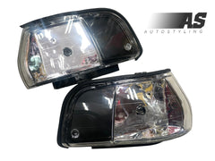 Toyota corolla baby camry blk/chrome corner lamps sold in pair