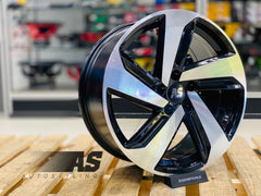 18” AS-GOLF 7.5 5/112 MACHINE FACE BLACK - Autostyling Klerksdorp