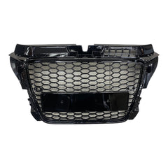Audi A3 2008-2012 debadged grill gloss black