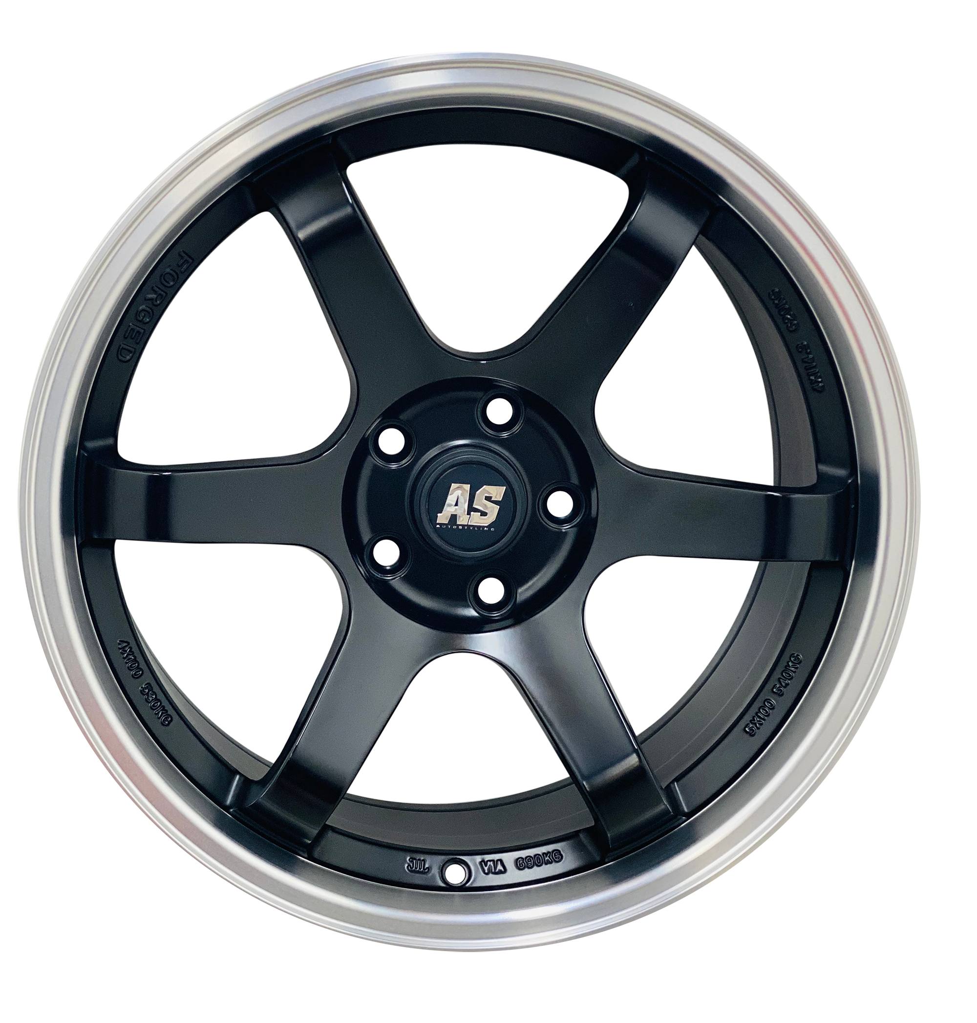 18” AS- TE37 5/112 BLACK - Autostyling Klerksdorp