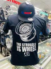 AS WHEEL STRUGGLE T-SHIRT BLACK