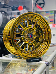 15” AS- CCW 4/100 & 4/114 GOLD CHROME - Autostyling Klerksdorp