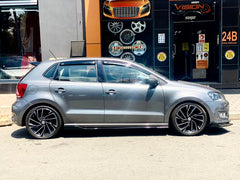 WINDSHIELDS GLOSS BLACK VOLKSWAGEN