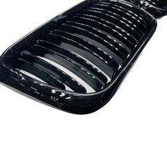 BMW E36 DOUBLE SLAT GLOSS BLACK GRILLS