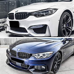 BMW F32 DOUBLE SLAT GLOSS BLACK GRILLS