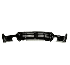 BMW F32 REAR BUMPER DIFFUSERS GLOSS BLACK
