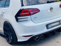 MK7 TAIL LIGHT TRIMS RAZOR GLOSS BLACK
