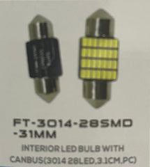 Interior led bulb canbus