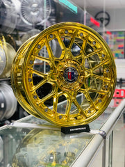 17” AS-703 BBS GOLD CHROME