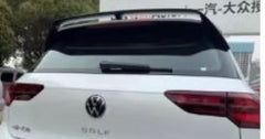 MK8 non gti club sport roof spoiler type a