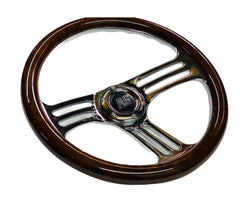 WOOD GRAIN STEERING WHEEL