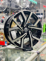 18” AS- C/SPORT 5/112 BLACK MACHINE FACE