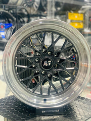 15” AS-AW113 4/100 & 4/114 multi pcd gunmetal wheels