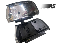 Toyota corolla baby camry blk/chrome corner lamps sold in pair