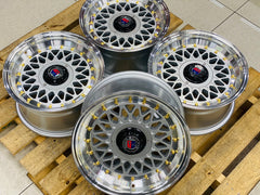 15” AS-P/MESH 4/100 5/100 SILVER + GOLD STUD