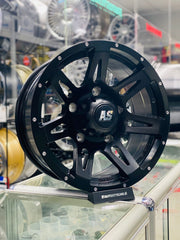 16” AS-829 5x160 MATT BLACK MAHINDRA