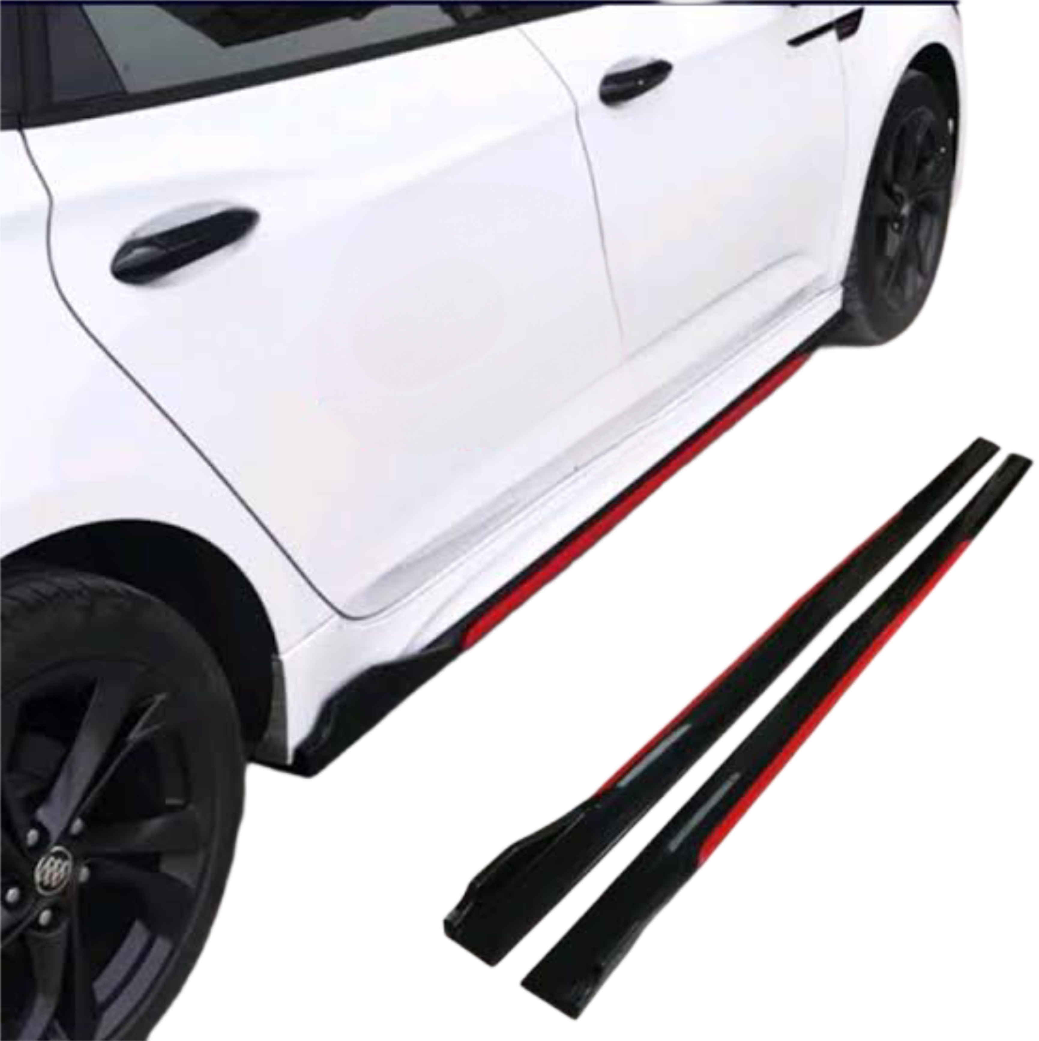 Universal Side Skirt with Red Accen Autostyling Klerksdorp