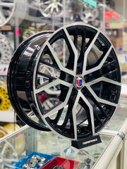 18” AS-SANTI 5/112 BLACK MACHINE FACE