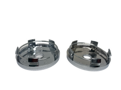 Universal rim / wheel centre caps chrome