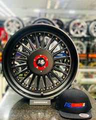 17'' AS-PINA SATIN BLACK 5x100 & 5x114 MULTI PCD WHEELS - Autostyling Klerksdorp