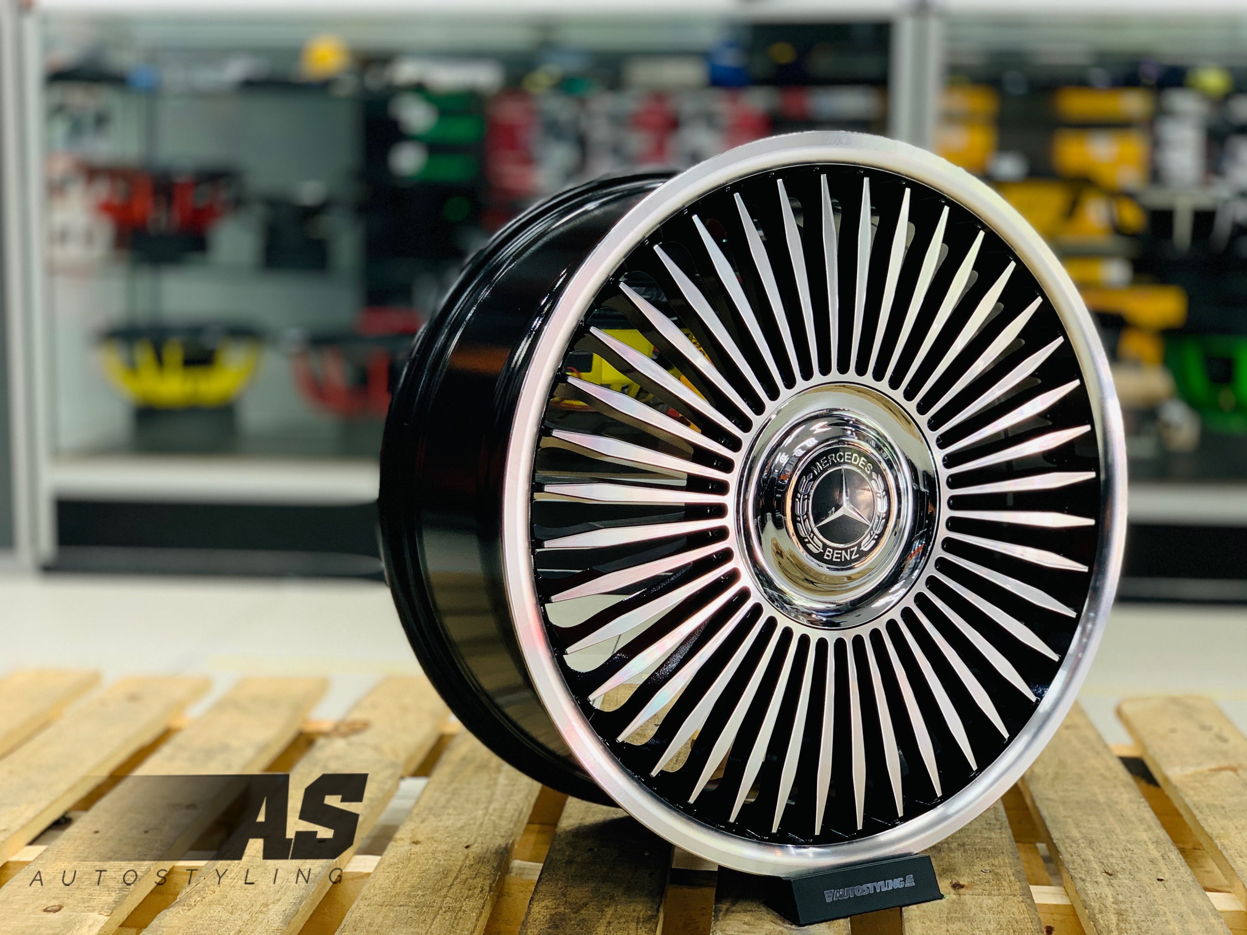 19" AS-ROLLS 5/112 BLACK MACHINE FACE - Autostyling Klerksdorp