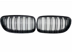 BMW E90 FACE LIFT DOUBLE GRILL GLOSS BLACK