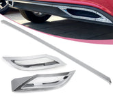 VW POLO 8 TSI TO R-LINE UPGRADE REAR DIFFUSER CHROME TRIMMING