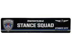 SCPD STANCE SQUAD AS THIN SHOW PLATE