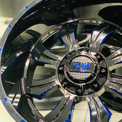 20” AS-XM322 20X12J GLOSS BLACK/ BLUE