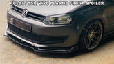 POLO 6 / POLO 7 TSI VIVO 3pce PLASTIC GLOSS BLACK FRONT SPOILER