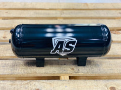 3 gallon steel AS- AIR tank gloss black