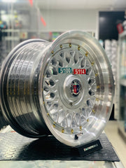 15” AS- PMESH SILVER 5x100 & 5x114 silver wheels