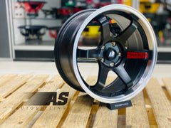 18” AS-37 5/114 BLACK SILVER LIP - Autostyling Klerksdorp